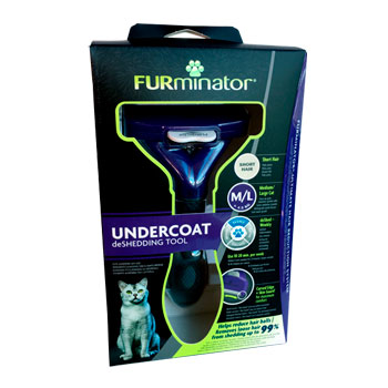 FURMINATOR STRUMENTO DESHEDDING GATTI TG. M/L PELO CORTO
