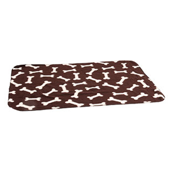 KARLIE COPERTA IN FELPA  100x70 CM MARRONE