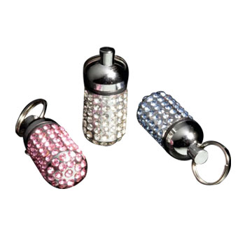 PORTAINDIRIZZO ARGENTO STRASS  15X18MM
