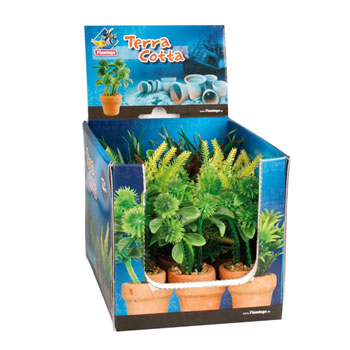 PIANTA DI PLASTICA TERRA COTTA 12CM