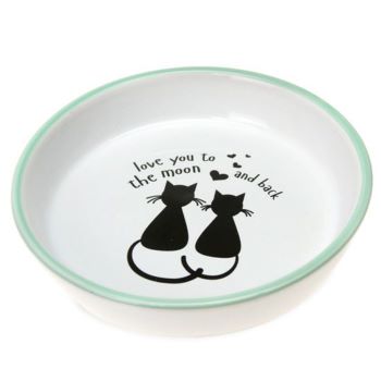MANGIATOIA GATTO LUNA  16CM 200ML