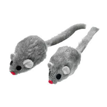 KARLIE TOPO DI PELUCHE GRIGIO 5 CM
