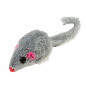 KARLIE TOPO DI PELUCHE GRIGIO 5 CM