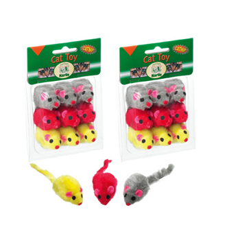 KARLIE TOPO DI PELUCHE 9 PEZZI 5 CM