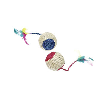 KARLIE PALLA IN SISAL CON CAMPANELLO 6 CM