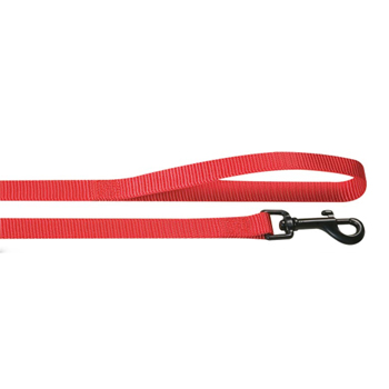 GUINZAGLIO NYLON ROSSO 130CM 20MM
