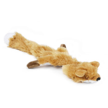 KARLIE FLATINO PELUCHE VOLPE  MARRONE