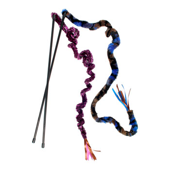 KARLIE CANNA DA PESCA GATTO CODE DI PELUCHE MIX