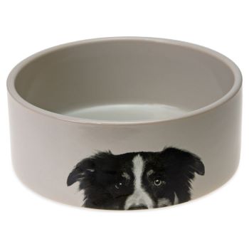 CIOTOLA IN CERAMICA PER CANI CREMA 1500ML 18x18x7,5ML