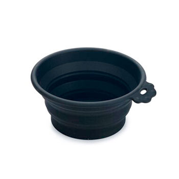 CIOTOLA VIAGGIO ANTO in SILICONE NERO 350ML