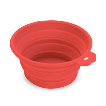 CIOTOLA VIAGGIO ANTO in SILICONE ROSSO 650ML