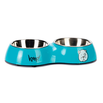 CIOTOLA DOPPIA CANE TYLER BLUE 27x14x5CM