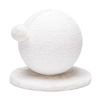 TIRAGRAFFI BOLLY BIANCO 30x30x27 CM