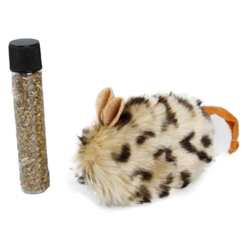 KARLIE CATNIP + TOPO PELUCHE 4x4x10 CM