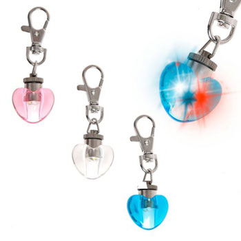KARLIE BLINKI CUORE LUCE  ROSA-BIANCO-AZZURRO