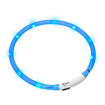 VISIO LIGHT COLLARE LUCE LED AZZURRO 70CM