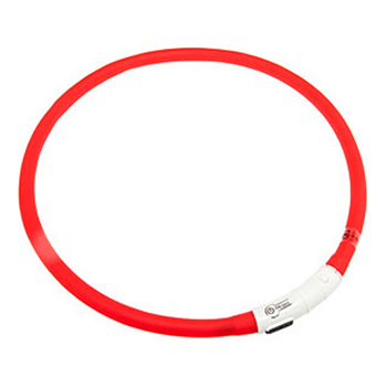 VISIO LIGHT COLLARE LUCE A LED ROSSO 20-70CM