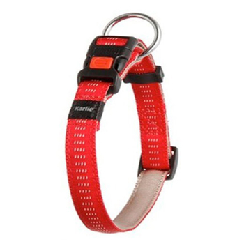 COLLARE ART SPORT ROSSO/BEIGE  30-45CM 15MM