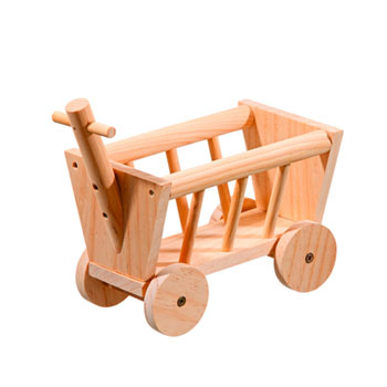 MANGIATOIA LEGNO CARRETTO CARRO