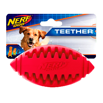 NERF PALLA FOOTBALL GOMMA 12,7 cm ROSSO