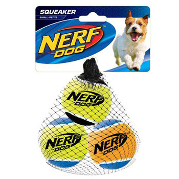 NERF PALLA TENNIS SQUEAK 5 cm 3PZ