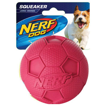 NERF PALLA DA CALCIO SQUEAK  10.6 cm TAGLIA M VERDE/ROSSO