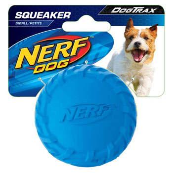 NERF PALLA SQUEAK TIRE  6.4  cm TAGLIA S VERDE/BLU