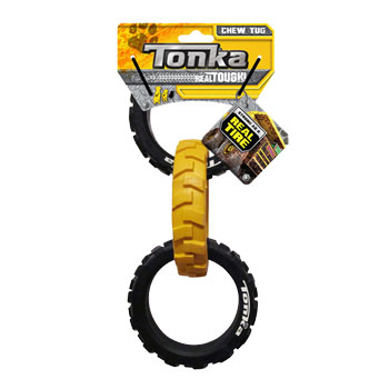 TONKA GIOCO 3 ANELLI ULTRARESISTENTE NERO/GIALLO 26,67 CM