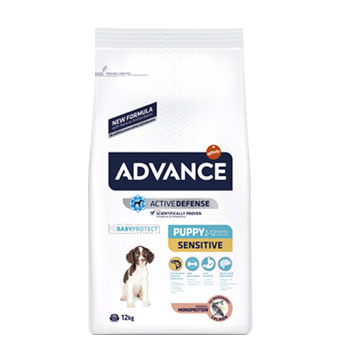 ADVANCE DOG PUPPY SENSITIVE SALMON & RICE 12KG - Scad. Settembre 2023.