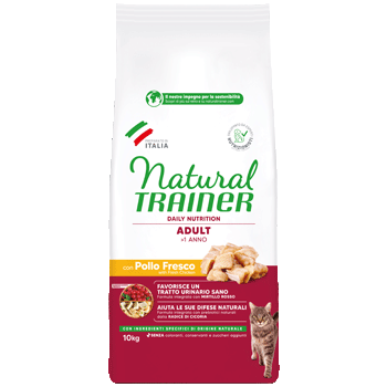 NATURAL TRAINER CAT ADULT POLLO 10 KG