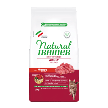 NATURAL TRAINER CAT ADULT MANZO 1,5KG