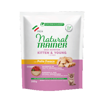 NATURAL TRAINER CAT KITTEN CHICKEN 300GR