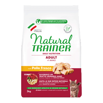 NATURAL TRAINER CAT ADULT POLLO 3KG