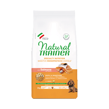 NATURAL TRAINER SENSITIVE PUPPY & JUNIOR MINI SALMON 2KG