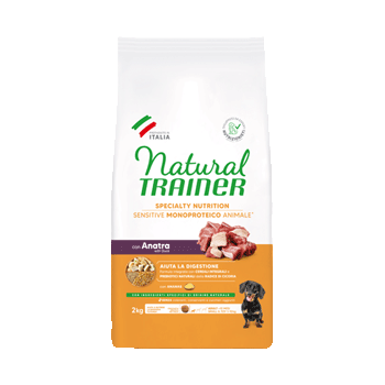 NAT. SENSITIVE NO GLUTEN AD. MINI DUCK 2KG