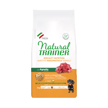 NAT. SENSITIVE NO GLUTEN AD. MINI LAMB 2KG