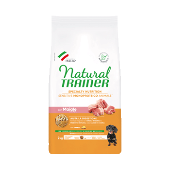NAT. SENSITIVE NO GLUTEN AD. MINI PORK 2KG