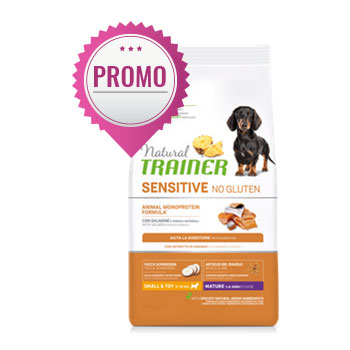 NATURAL TRAINER SENSITIVE NO GLUTEN MATURE MINI SALMONE 2 KG