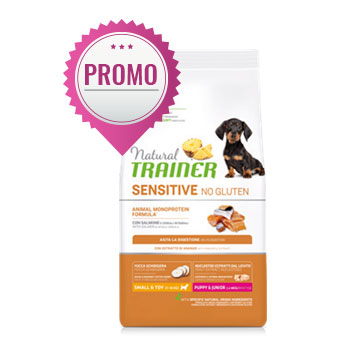 NATURAL TRAINER SENSITIVE PUPPY & JUNIOR MINI SALMONE 2 KG