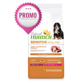  NATURAL TRAINER SENSITIVE NO GLUTEN PUPPY & JUNIOR M/M ANATRA 3 KG