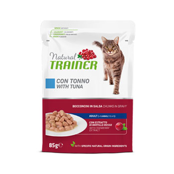 NATURAL TRAINER CAT BUSTA ADULT TONNO 85 GR.
