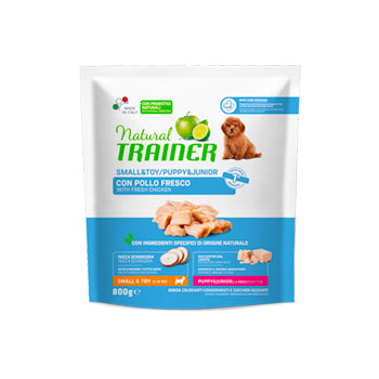  NATURAL TRAINER SMALL & TOY PUPPY & JUNIOR 800 GR