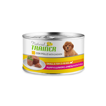 TRAINER NATURAL Small & Toy Puppy & Junior POLLO 150GR