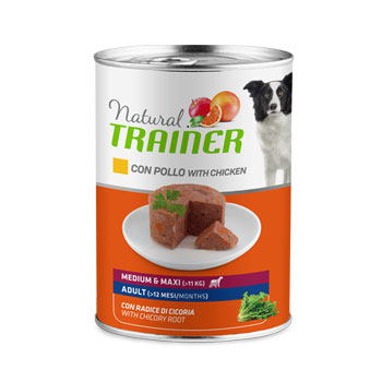 TRAINER NATURAL MEDIUM/MAXI Adult Pollo e Riso 400 GR