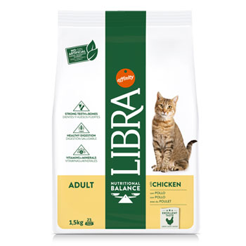 Libra Cat ADULT con POLLO E RISO 1,5KG