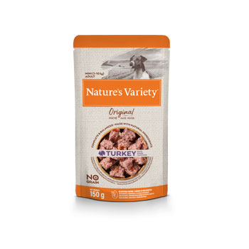 NATURE'S VARIETY ORIGINAL BUSTA ADULT MINI TACCHINO150 gr