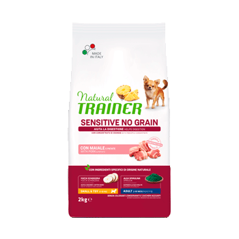 NAT. SENSITIVE NO GRAIN AD. MINI PORK 2KG