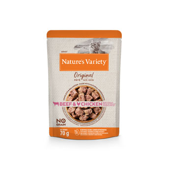 NATURE'S VARIETY CAT ORIGINAL BUSTE MANZO/POLLO 70gr