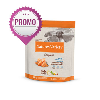 NATURE'S VARIETY ORIGINAL MINI ADULT SALMON 600 GR