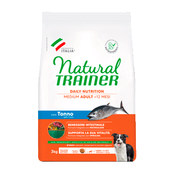 NATURAL TRAINER MEDIUM TONNO E RISO 3KG